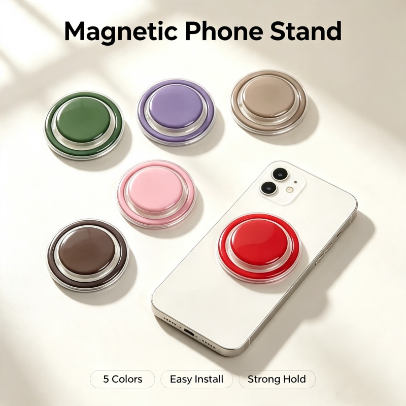 Pop Socket Grip - Magnetic Folding Phone Grip Holder Socket