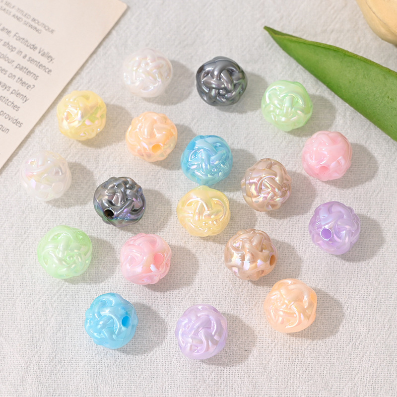 10Pcs Acrylic Yarn Ball Beads, - огляд і ціна Phone Accessories Jewelry