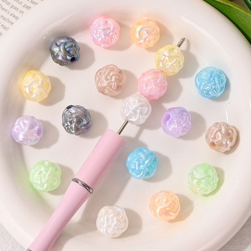 10Pcs Acrylic Yarn Ball Beads, - огляд і ціна Phone Accessories Jewelry
