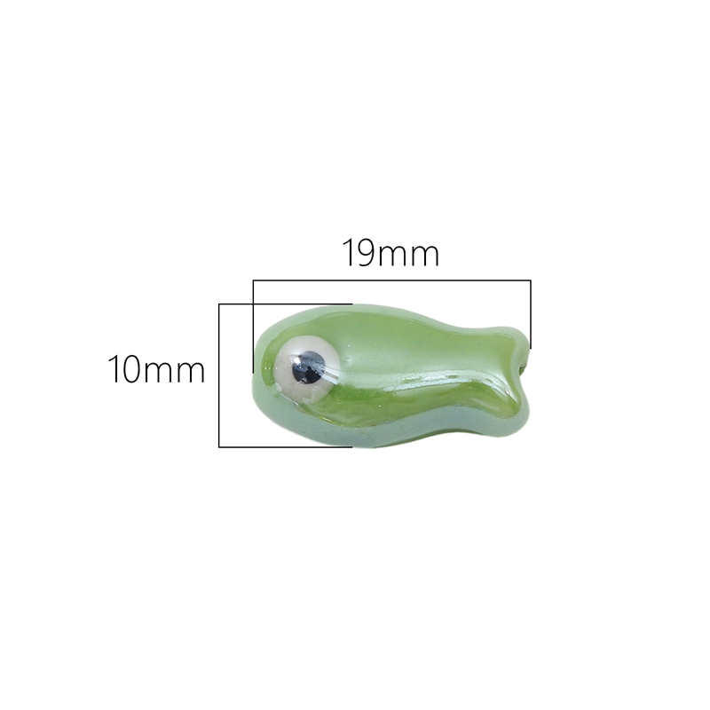 10Pcs Vintage Fish Ceramic Bea - огляд і ціна Phone Accessories Jewelry