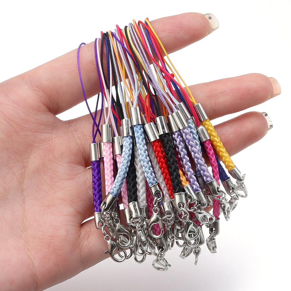 10pcs/lot 9cm Multicolor Braid - огляд і ціна Phone Accessories Jewelry