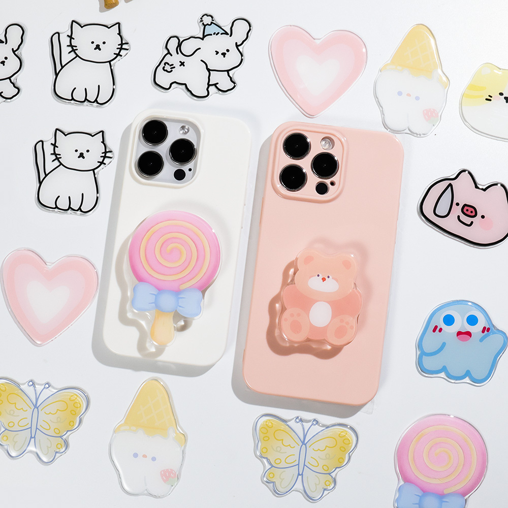 Cute Cartoon Grip Tok Acrylic  - огляд і ціна Pop Socket Grip