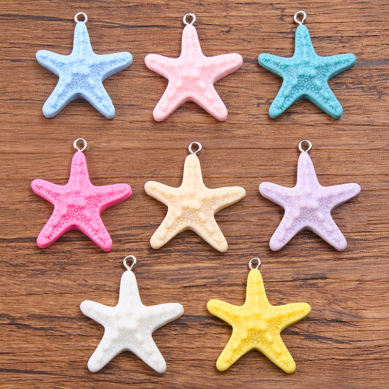 10Pcs Dopamine Color Starfish  - огляд і ціна Phone Accessories Jewelry