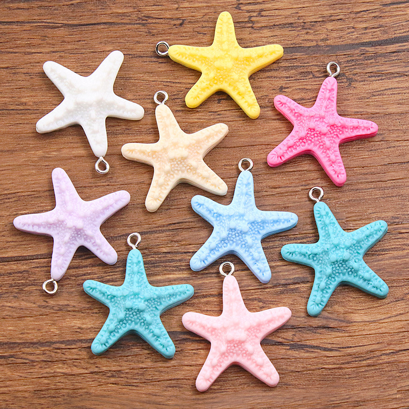 10Pcs Dopamine Color Starfish  - огляд і ціна Phone Accessories Jewelry