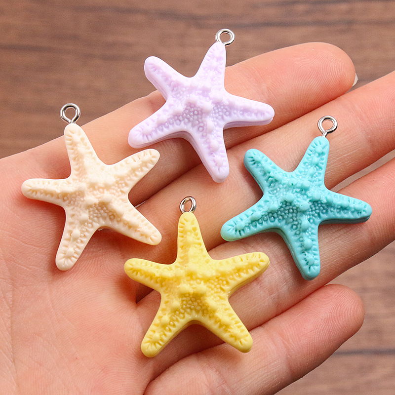 10Pcs Dopamine Color Starfish  - огляд і ціна Phone Accessories Jewelry