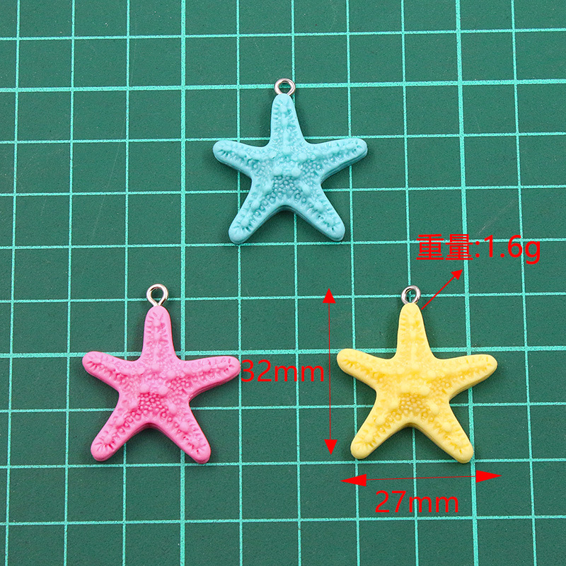 10Pcs Dopamine Color Starfish  - огляд і ціна Phone Accessories Jewelry