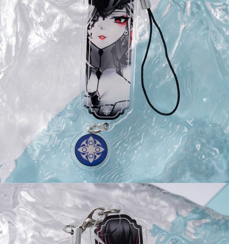 8pcs Anime Keychain Genshin Im - огляд і ціна Phone Accessories Jewelry