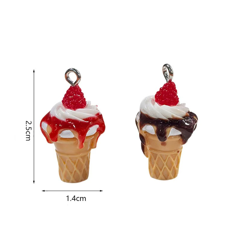 10pcs Strawberry Jam Ice Cream - огляд і ціна Phone Accessories Jewelry
